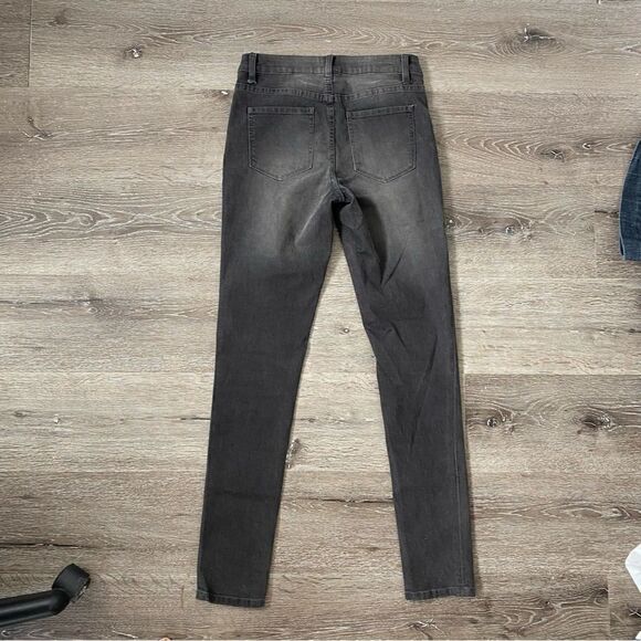 Cache Black Wash Straight Leg Boho Jeans SZ 2 - Picture 6 of 10